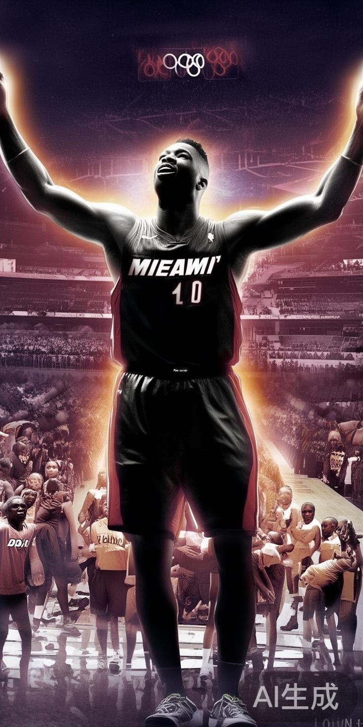 韦德作为NBA传奇人物在全球体育界的高度认可与影响力